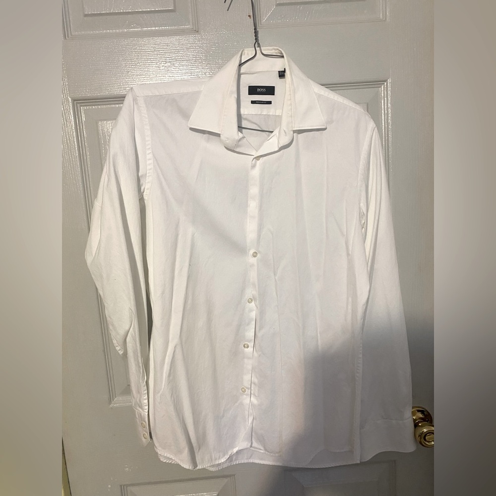 Mens Hugo Boss Fit Dress Shirt
